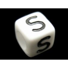 Kubuskraal letter S (10 stuks)